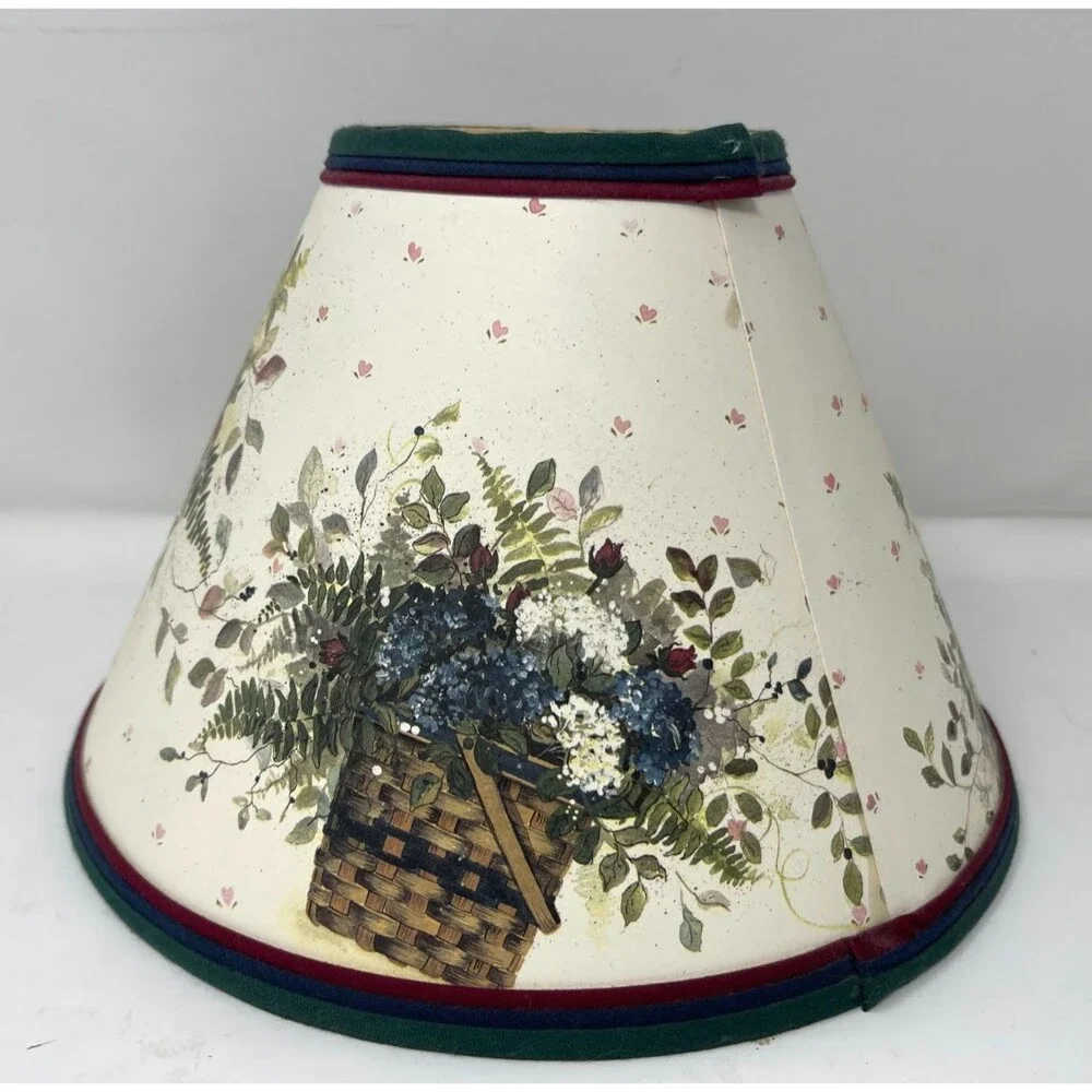 1998 Longaberger Pat Richter Homestead  Lamp Shade Baskets 7